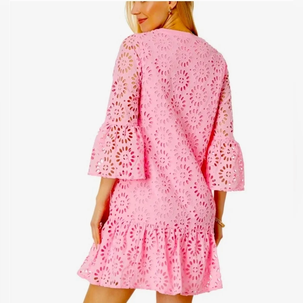 Lilly Pulitzer Bekah Eyelet Tunic Dress. Size Small. - Picture 4 of 6